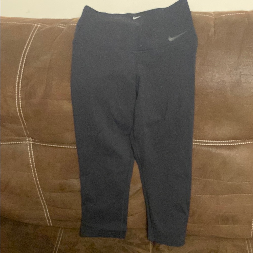 Nike Black Active Leggings dry fit size medium